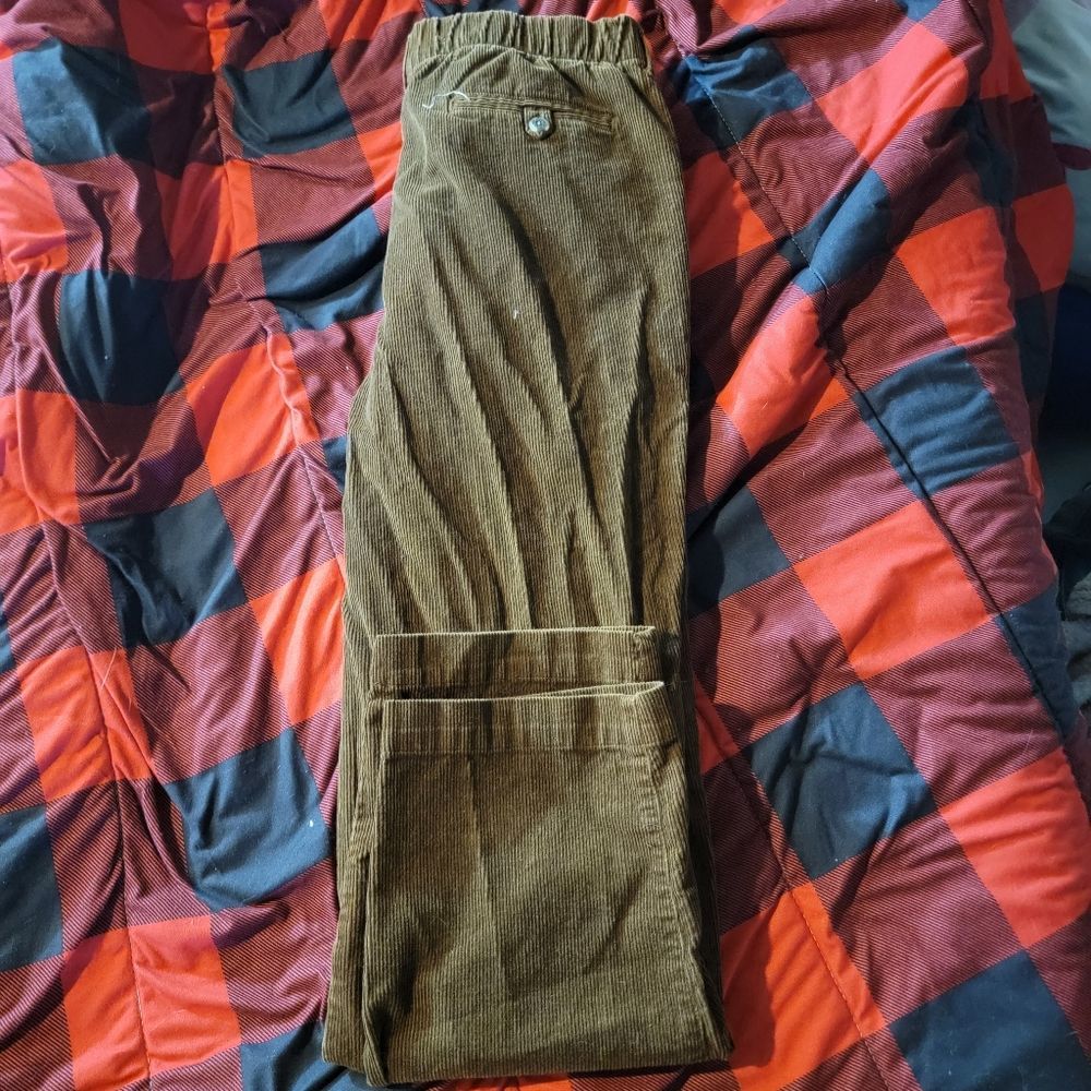 Vintage LL Bean Womens Cord pants sz 14 Tall
